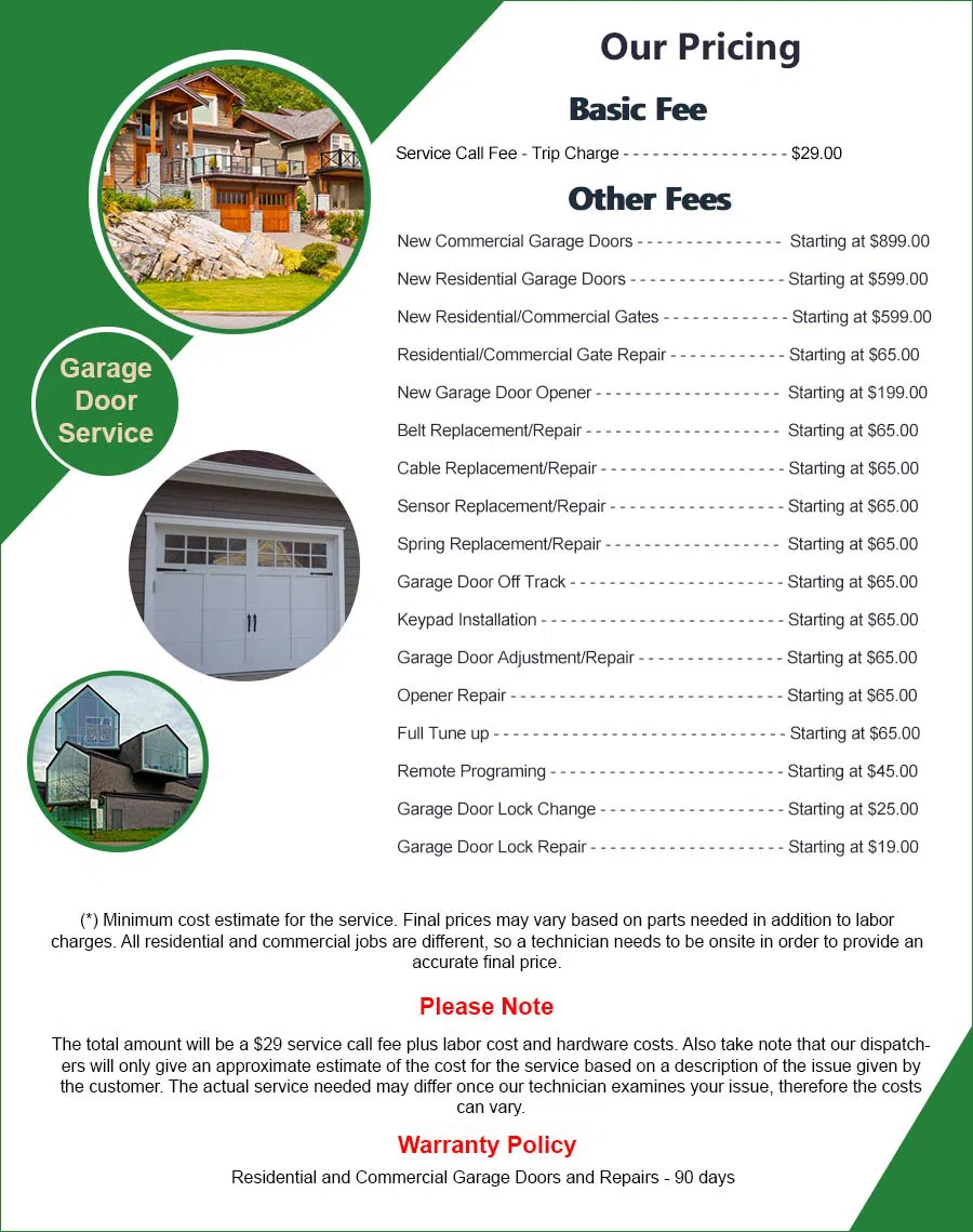 Quality Garage Door Nashville, TN 615-592-0021